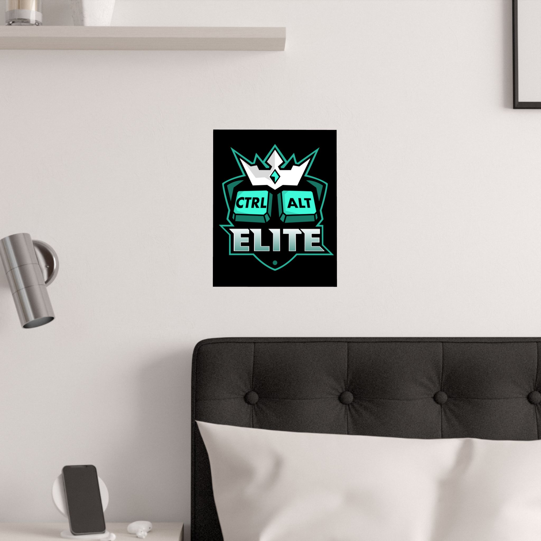 Ctrl Alt Elite Poster | Satin 210gsm, Gamer Keyboard Art - Image 3