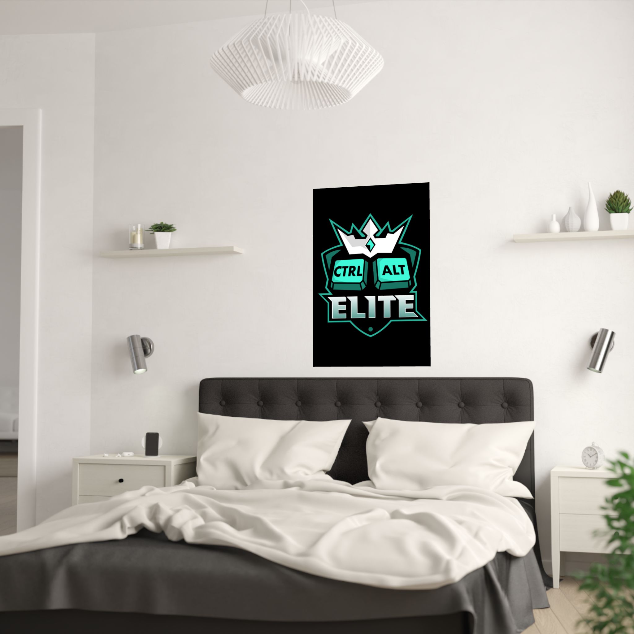 Ctrl Alt Elite Poster | Satin 210gsm, Gamer Keyboard Art - Image 7